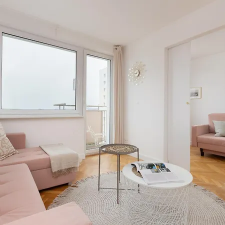 Pastel Apartment With Two Bedrooms And Balcony In Gdynia By Noclegi Renters Apartament